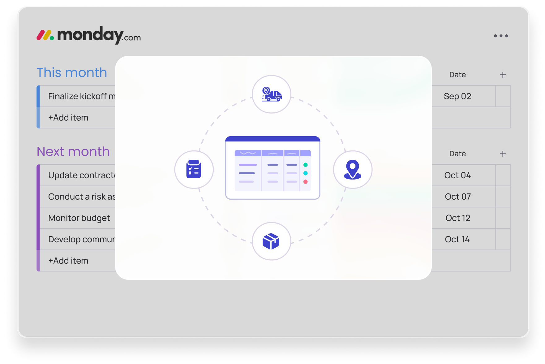 TrackMy - Parcel tracking for monday.com